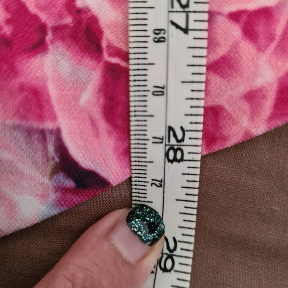 KNIGHT ANGEL 6 Pink Floral V Neck Sleeveless with Pockets Maxi Midi Romper Dress - Picture 16 of 16